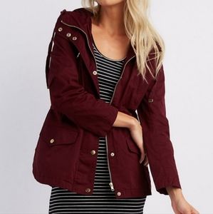 Burgundy Fall Jacket